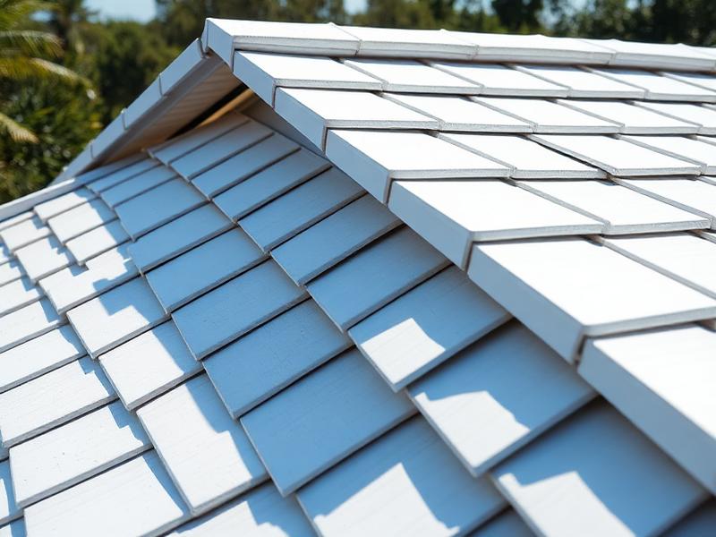 Reflective cool roof installation